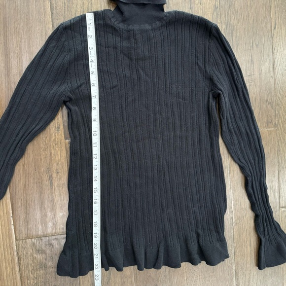 Tape Measure Turtle Neck Long Sleeve - Picture 8 of 11